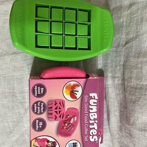 Green and Pink Food Cutter Set